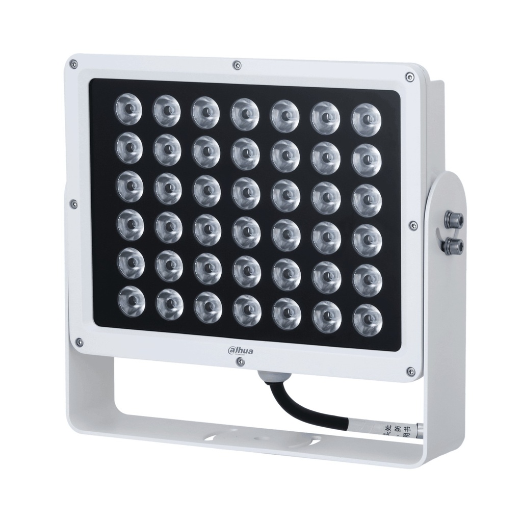 [DHI-ITALE-160BA-IR8-C] Dahua - Iluminador todo en uno 60W LED de luz Cálida LED de alto rendimiento Sincronización de Captura Mantenimiento RS-485 Brillo Ajustable Flash Estroboscópico IP66