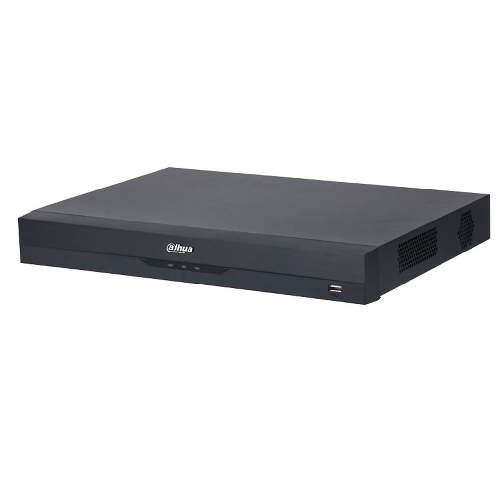 [DHI-NVR5216-EI] Dahua - NVR de 16 Canales IP 4K con Tecnología Acupick WizSense y Smart H.265+ Rendimiento de 384 Mbps 4 HDD IA Avanzada Incluye E/S de Alarma y Audio [Serie 5]