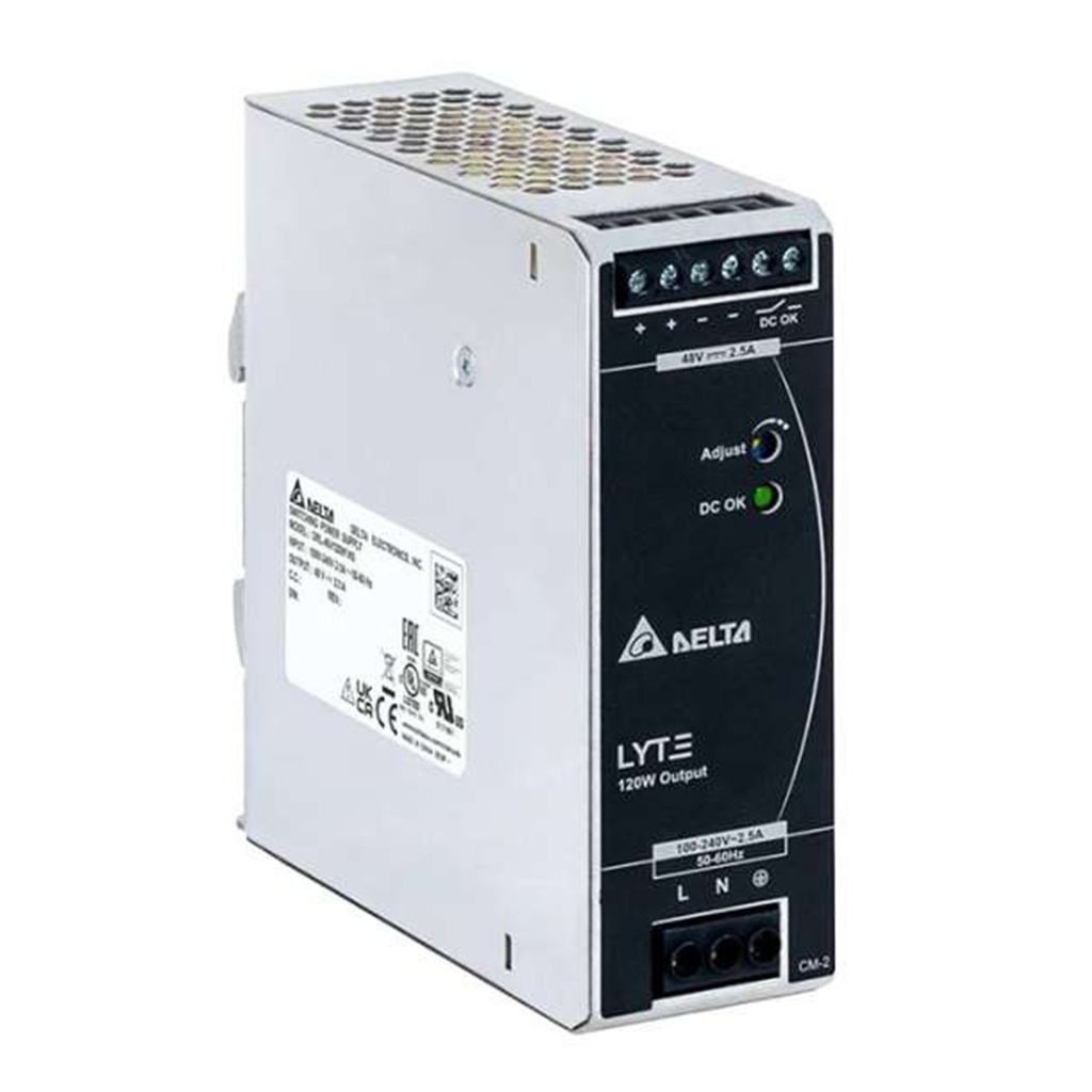 [DRL-48V120W1AA] Dahua - Fuente de Alimentación de 48 VDC 2.5 Amp Instalación Sobre Riel Din para Switch PFS4210-8GT-DP