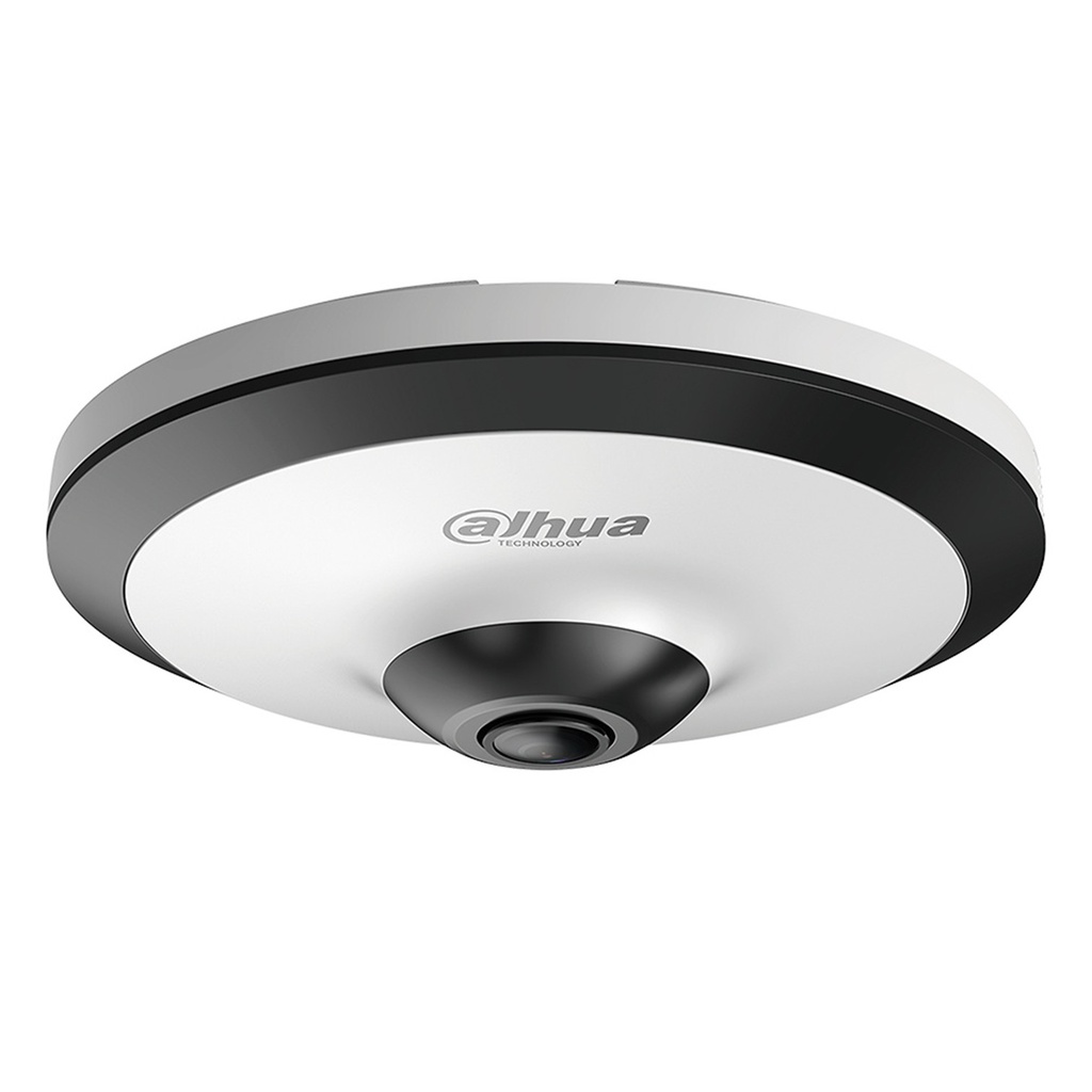 [DH-HAC-EW2501N] Dahua - Cámara Fisheye HDCVI [5Mp] Visión 360 IR 10 m WDR Real 120dB Micrófono Integrado Starlight para Baja Luz y Reducción de Ruido 2D/3D