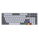 [MK916-GY-LGY(RD)] Fantech - Teclado Max Fit AIR99 Inalámbrico SW Rojo [Gris]