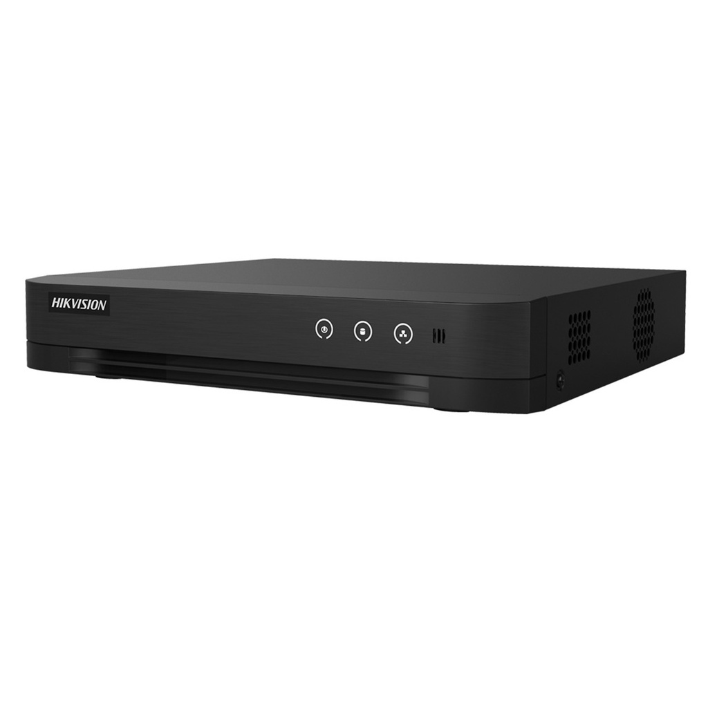 [iDS-7208HUHI-M1/XT/4A+8/4ALM] Hikvision - DVR [5MP] Pentahibrido AcuSense 8 Canales TurboHD + 8 Canales IP
