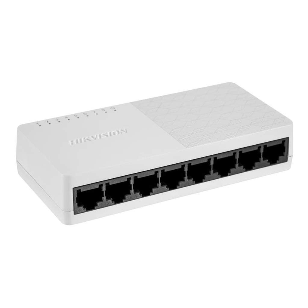 [DS-3E0508D-O] Hikvision - Switch de Escritorio No Administrable de 8 Puertos a 10/100/1000 Mbps