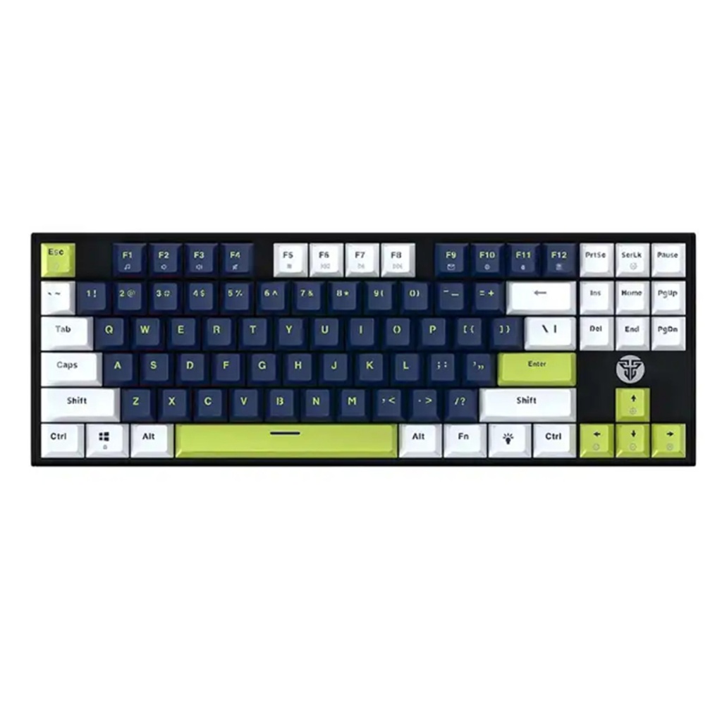 [MK878S-BK-BLWH(RD)] Fantech - Teclado Atom104S Cableado SW Rojo [Mori Azul]