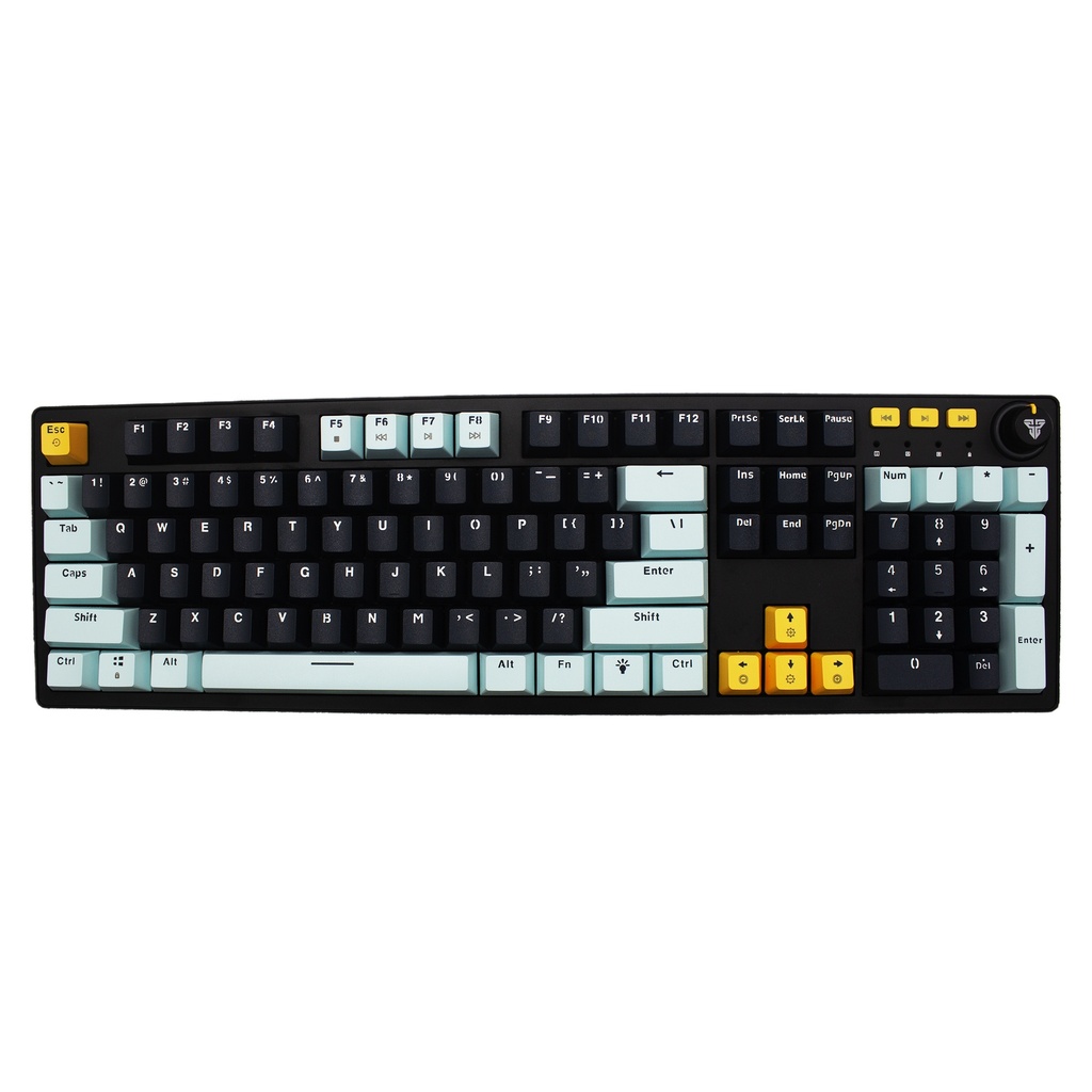 [MK893S-BK-NVBL(BL)] Fantech - Teclado Atom107S Cableado SW Azul [Mizu Navy]