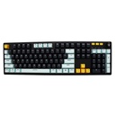 [MK893S-BK-NVBL(RD)] Fantech - Teclado Atom107S Cableado SW Rojo [Mizu Navy]