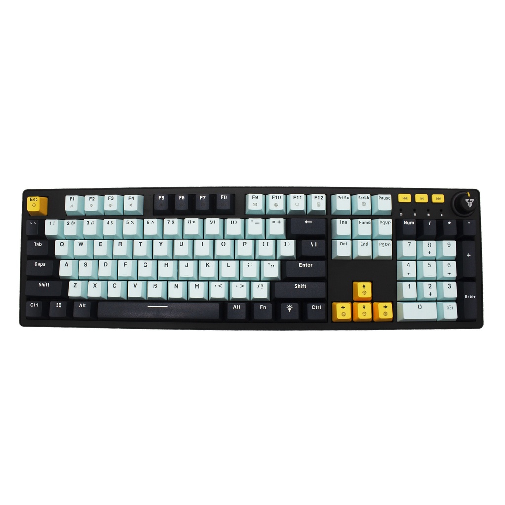 [MK893S-BK-BLNV(RD)] Fantech - Teclado Atom107S Cableado SW Rojo [Mizu Sky]