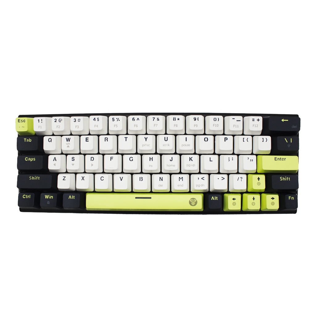 [MK874V2-BK-WHBL(BL)] Fantech - Teclado Atom63 Cableado SW Azul [Mori Blanco]