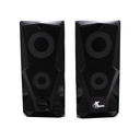 [XTS-131] Xtech - Cornetas Fireshot Alámbricas estereo 2.0 Multimedia con luz led 6W USB