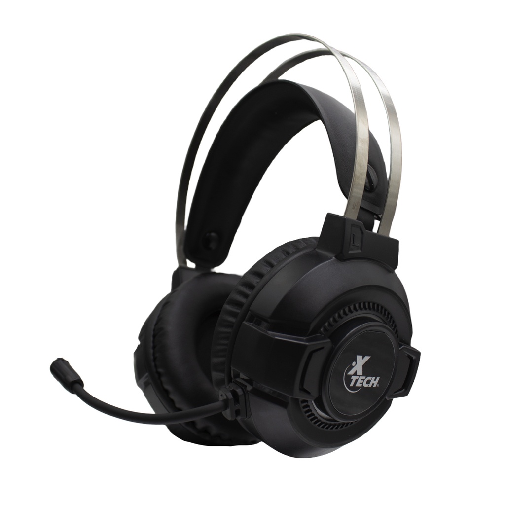 [XTH-565] Xtech - Audifonos Morrighan Alámbricos Gaming stereo iluminación led TRS + USB con micrófono