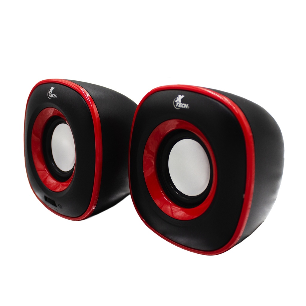 [XTS-115RD] Xtech - Cornetas Spekter Alámbrias estereo 2.0 Multimedia 6W USB 5V