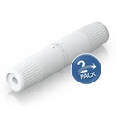 [UACC-RJ45-COUPLER-C6A-OUTDOOR] Ubiquiti - Conector Keystone Jack Coupler RJ45 Cat6A Para Exteriores [2 Uniades]