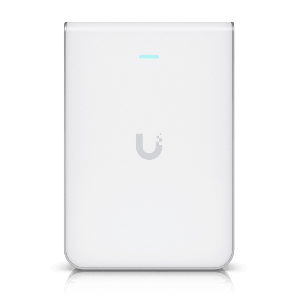 [U7-PRO-Wall] Ubiquiti - Punto de Acceso Wi-Fi 7 Con Diseño de Pared Tribanda en 2.4, 5 y 6 GHz Hasta 10.688 Gbps Puerto Ethernet 1/2.5 GbE 300+ Clientes Simultáneos