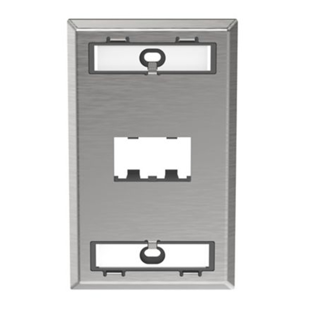 [CFPL1SY] Panduit - Placa Frontal de Acero Inoxidable Mini-Com 1 Toma [Unidad]