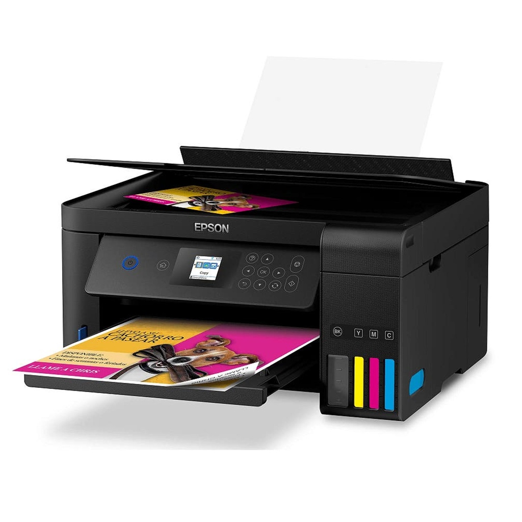 [L4260] Epson - Impresora Inyección Tinta Continua 3 en 1 (Impresión, Escaneo, Copiado) EcoTank Multifuncional USB 2.0/Wi-Fi