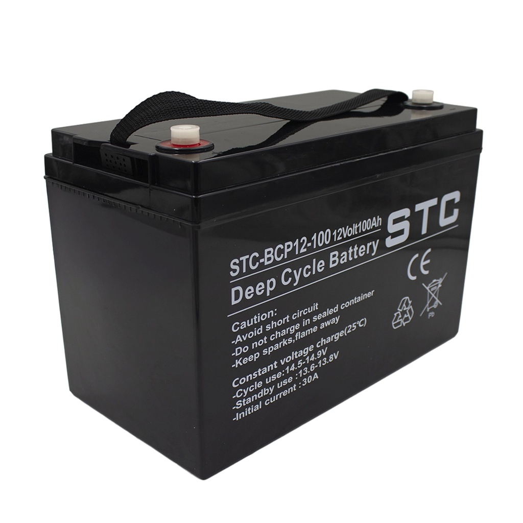 [STC-BCP12100] STC- Bateria Ciclo Profundo 12V 100Ah
