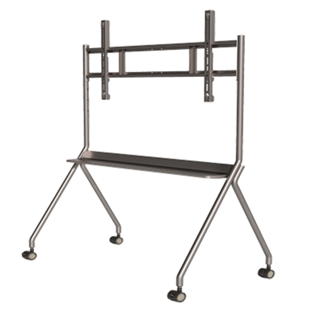 [DHI-PKC-MS0A] Dahua - Soporte Móvil para Pantallas Interactivas de 55" 65" y 75" de Acero Color Plata Titanio