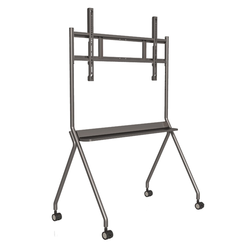 [DHI-PKC-MS0A] Dahua - Soporte Móvil para Pantallas Interactivas de 55" 65" y 75" de Acero Color Plata Titanio