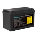 [MR-LBP12-100-LAR] Marsriva - Batería de Litio de Reemplazo de Plomo-Ácido 12.8V 100Ah (1.28kWh / 12.8V / 100Ah)