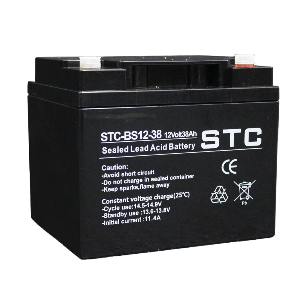 [STC-BS12-38] STC - Bateria Sellada 12V 38Ah