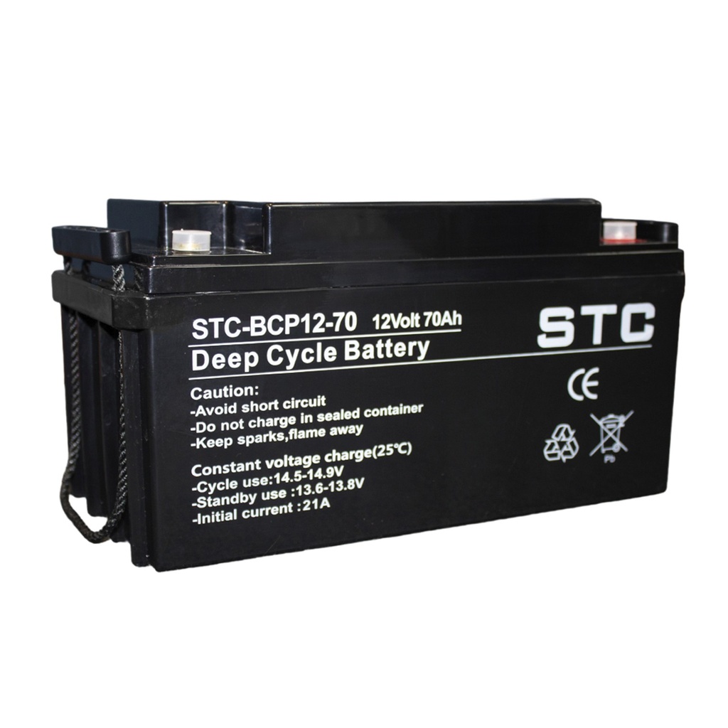 [STC-BCP1270] STC - Bateria Ciclo Profundo 12V 70Ah