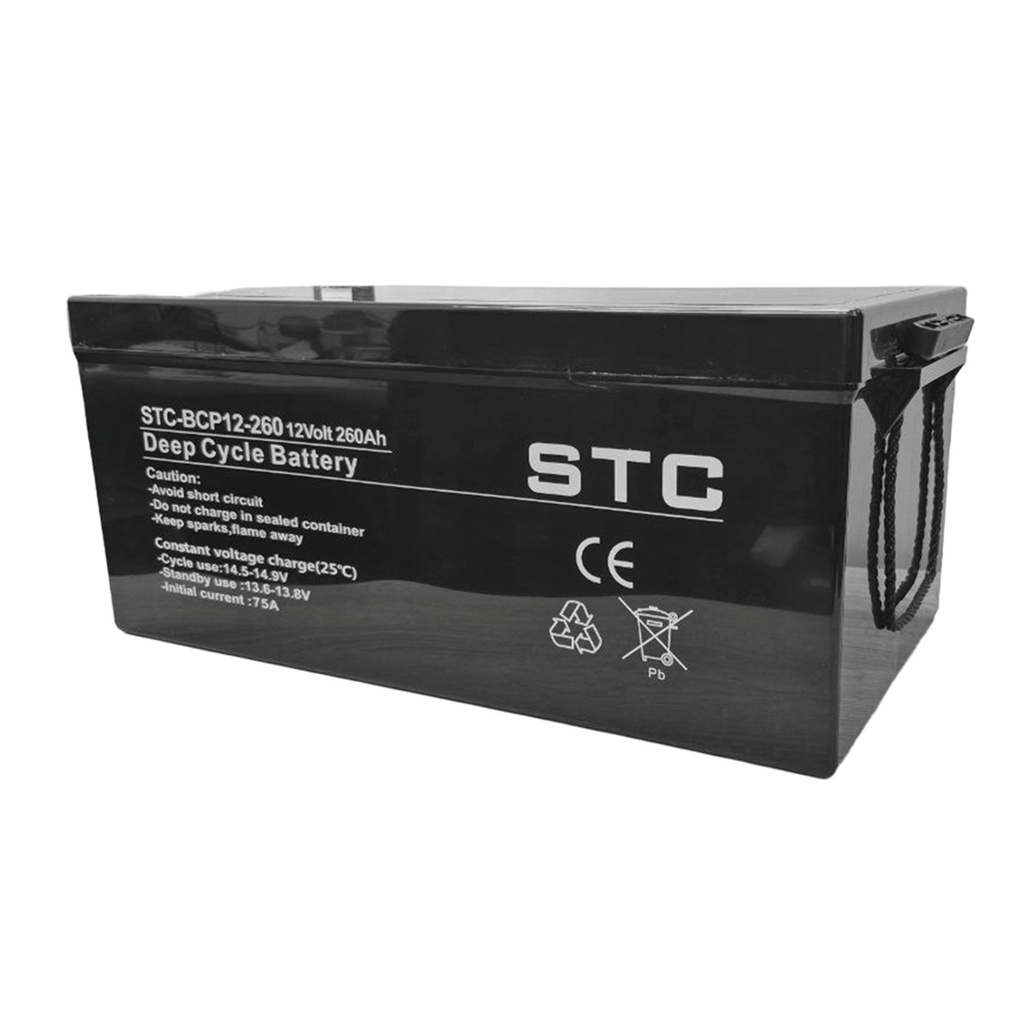 [STC-BCP12260] STC - Bateria Ciclo Profundo 12V 260Ah