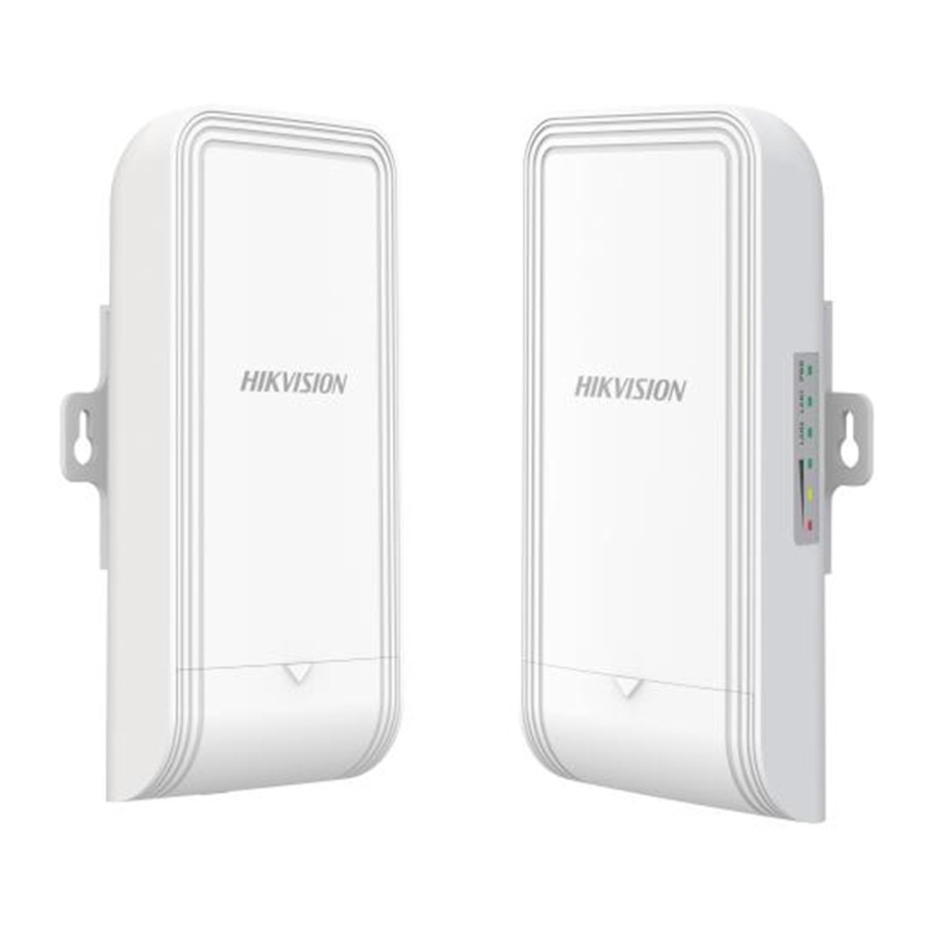 [DS-3WF3000-EI-5AC/P(O-STD)] Hikvision - Kit Punto de Acceso (AC) PTP y PTMP en 5 GHz PoE Hasta 867 Mbps Salida PoE (Alimenta una Cámara) Antena Sectorial de H: 50 MIMO 2X2 8 dBi de Ganancia Uso en Exterior