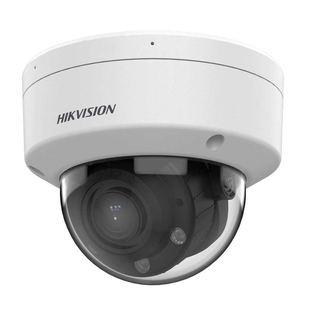 [DS-2CD1743G2-LIZU(2.8-12mm)(O-STD)] Hikvision - Cámara HD Domo Smart Hybrid Light IP 2K [4MP] Con Audio Lente Varifocal [Metal/Plástico]