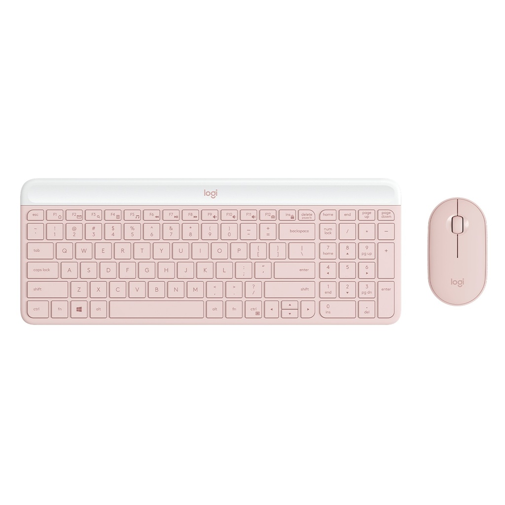 [MK470-PINK] Logitech - Teclado + Mouse Inalambrico [Español] [Rosado]