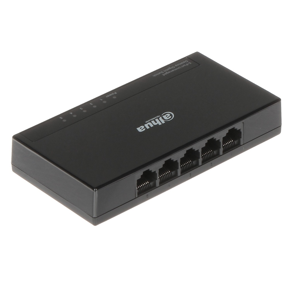 [DH-PFS3005-5GT-L] Dahua - Switch para Escritorio con 5 Puertos (Gigabit) Carcasa Plástica [No Administrable]