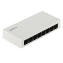 [DH-PFS3008-8GT-L] Dahua -Switch para Escritorio con 8 Puertos (Gigabit) Carcasa Plástica [No Administrable]