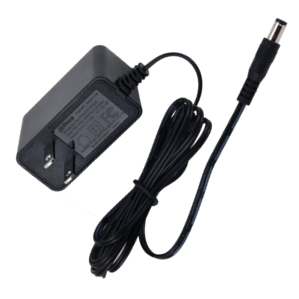 [DH-PFM320-010US] Dahua - Fuente de Poder Transformador de 12V 1 Amp FCC EN6236B Entrada de 100-240 VAC Protección de Sobre Corriente y Voltaje Cable de 1.5 Mts Especial para Camaras de CCTV