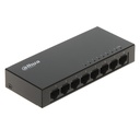 [DH-PFS3008-8GT-V2] Dahua - Switch para Escritorio con 8 Puertos (Gigabit) Carcasa Metalica [No Administrable]