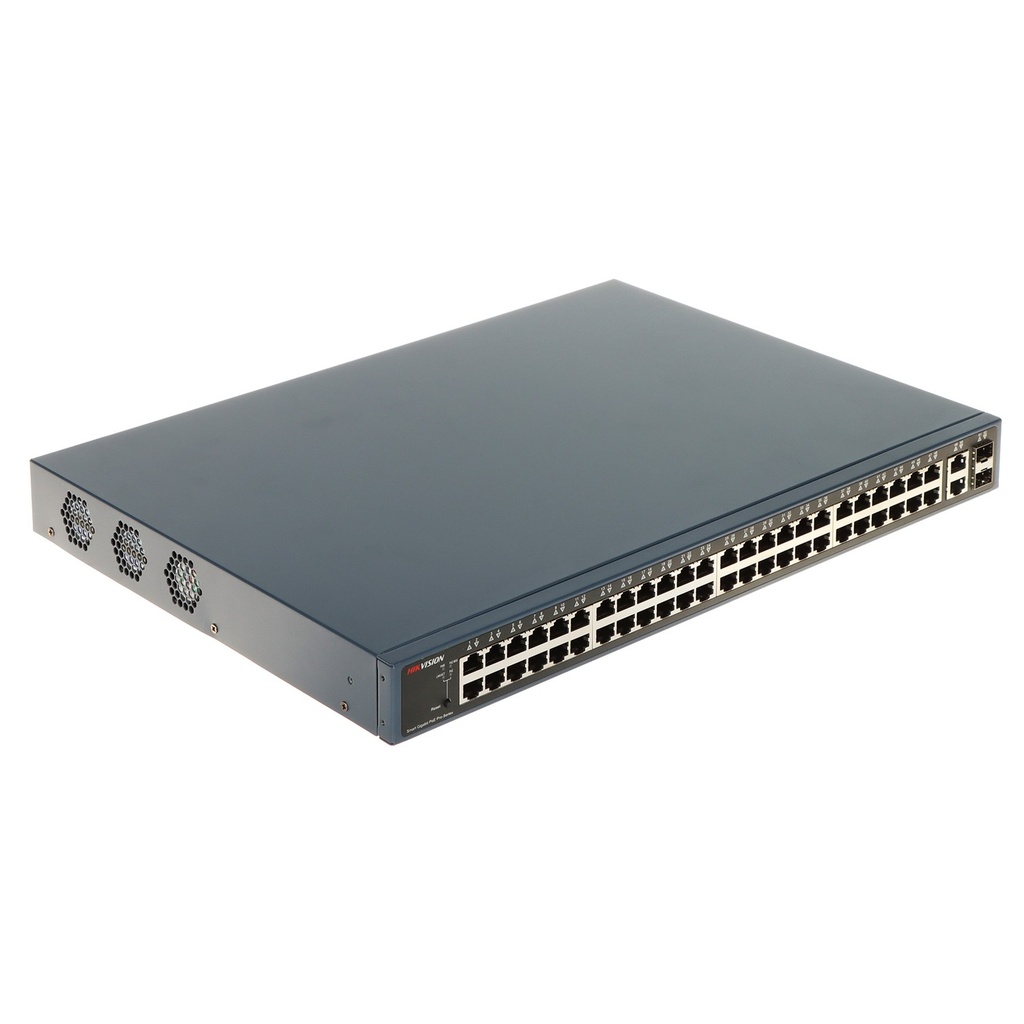 [DS-3E1552P-SI(O-STD)] Hikvision - Switch PoE+ Administrable 48 Puertos 1000 Mbps PoE+ 2 Puertos 1000 Mbps Uplink 2 Puertos SFP 470W