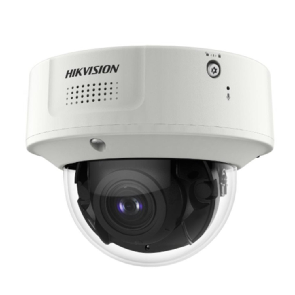 [iDS-2CD7186G2-IZHSY(2.8-12mm)(O-STD)] Hikvision - Cámara Domo IP [8Mp]  DARKFIGHTER IK10 30 mts IR Conteo Facial Detección Facial Interior PoE Micrófono [Lente Mot. 2.8 a 12 mm]