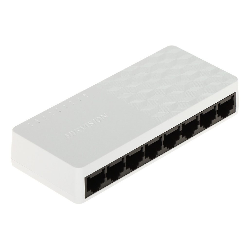 [DS-3E0108D-O(O-STD)] Hikvision - Switch No Administrable de Escritorio de 8 Puertos Fast Ethernet 10/100 Mbps