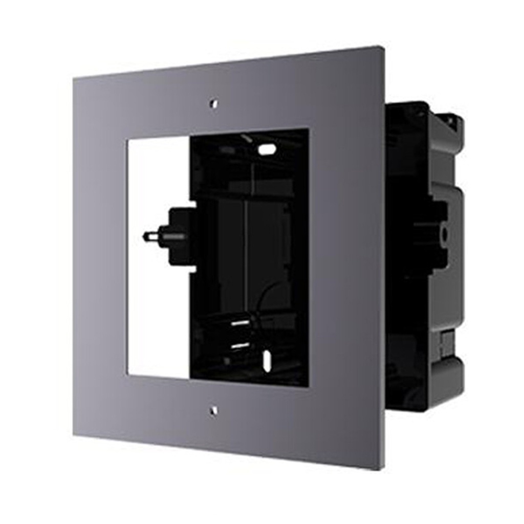 [DS-KD-ACF1(O-STD)/Plastic] Hikvision - Base de 1 Espacio para EMPOTRAR Videoportero Modelo DS-KD8003-IME1