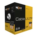 [AB357NXT03] Nexxt - Cable UTP CAT6 (Categoria 6) 100% Cobre 23AWG LSZH Interior (Gris) [305m/1000ft]
