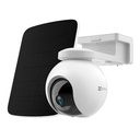 [CS-CB8/SP-R200(4K)] Ezviz - Cámara con Rotación Horizontal y Vertical 360 4K por batería 10.400mAh con Wi-Fi Audio Bidireccional Visión Nocturna en Color