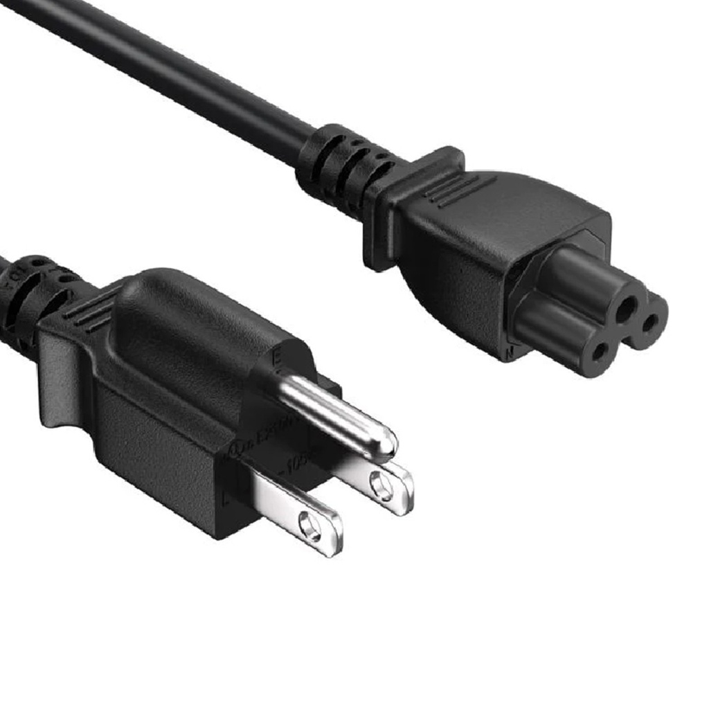 [XTC120] Xtech - Cable de Alimentación Para Laptop Nema de 3 Clavijas 110-250V [1.8 Metros]