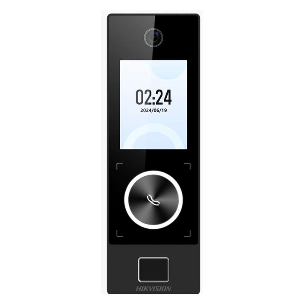 [DS-K1T323MBFWX-E1(O-STD)] Hikvision - Terminal Facial Min Moe WiFi y PoE con Lector de Huella Tarjetas Virtuales Bluetooth con HikConnect Teams 1000 Rostros y 3,000 Huellas para Exterior IP65