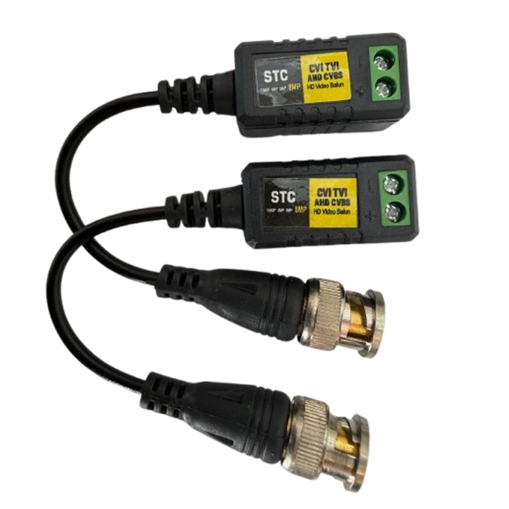 [STC-VB01S] STC - Video Balun Pasivo HD 400 Metros [Atornillable]