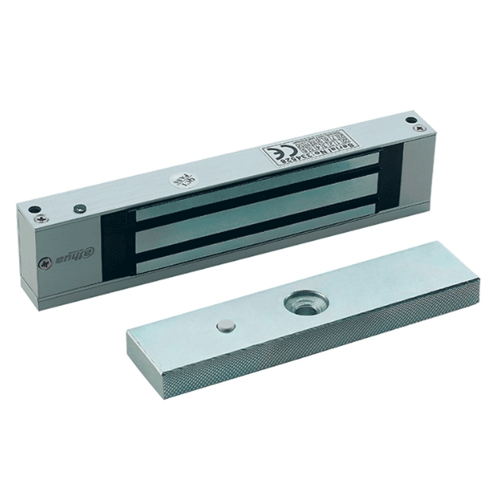 [DHI-ASF180A-V1] Dahua - Cerradura Magnetica 12V de 400 Lbs (180 Kgs) Indicador de Estado LED Material Antidesgaste y Magnetismo Anti-Residual Aplicaciones en Puerta de Metal y Madera