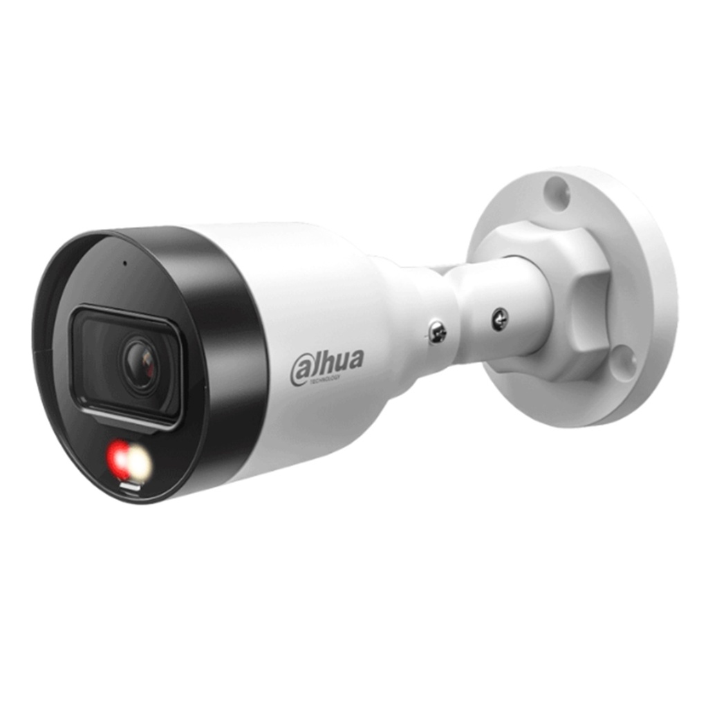 [DH-IPC-HFW1239S1-IL] Dahua - Cámara Bullet IP 1080p [2MP] con Audio Lente 2.8mm Smart Dual Light IP67 [Metal/Plástico] [Serie 1]