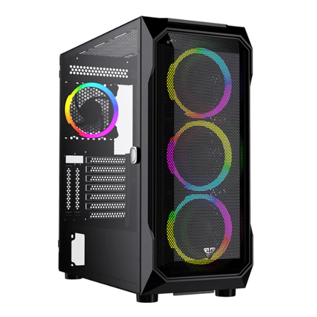 [CG81-BK] Fantech - Case  Aero XL eATX + 4 Fans [Negro]