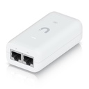 [U-PoE] Ubiquiti - Inyector Adaptador POE UniFi U-POE (48 VDC, 0.32 A hasta 15W) Puerto Gigabit ideal para Equipos UniFi