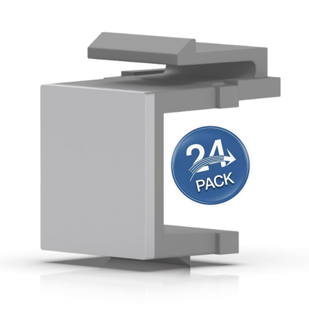 [UACC-Keystone-Blank-Insert] Ubiquiti - Tapa Ciega para Panel de Parcheo Tipo Keystone [24 Unidades]