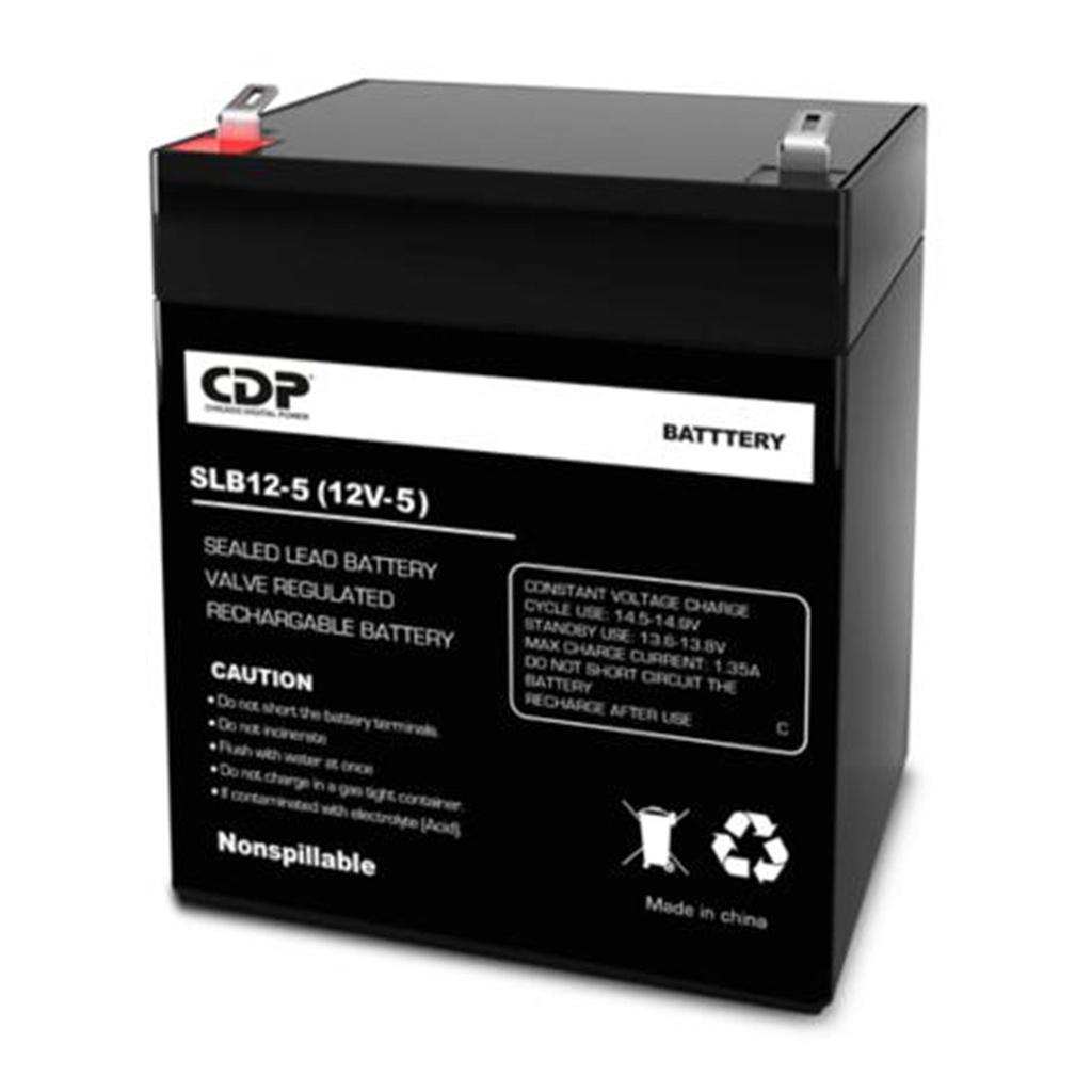 [SLB12-5] CDP - Bateria Plomo-Ácido Sellada 12V 5Ah
