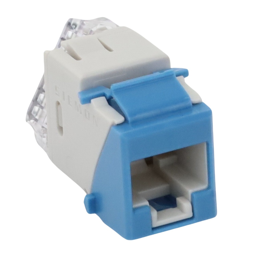 [U6-K06NB] Siemon - Jack RJ45 Cat6 UltraMax Color Azul Punch Down [Unidad]