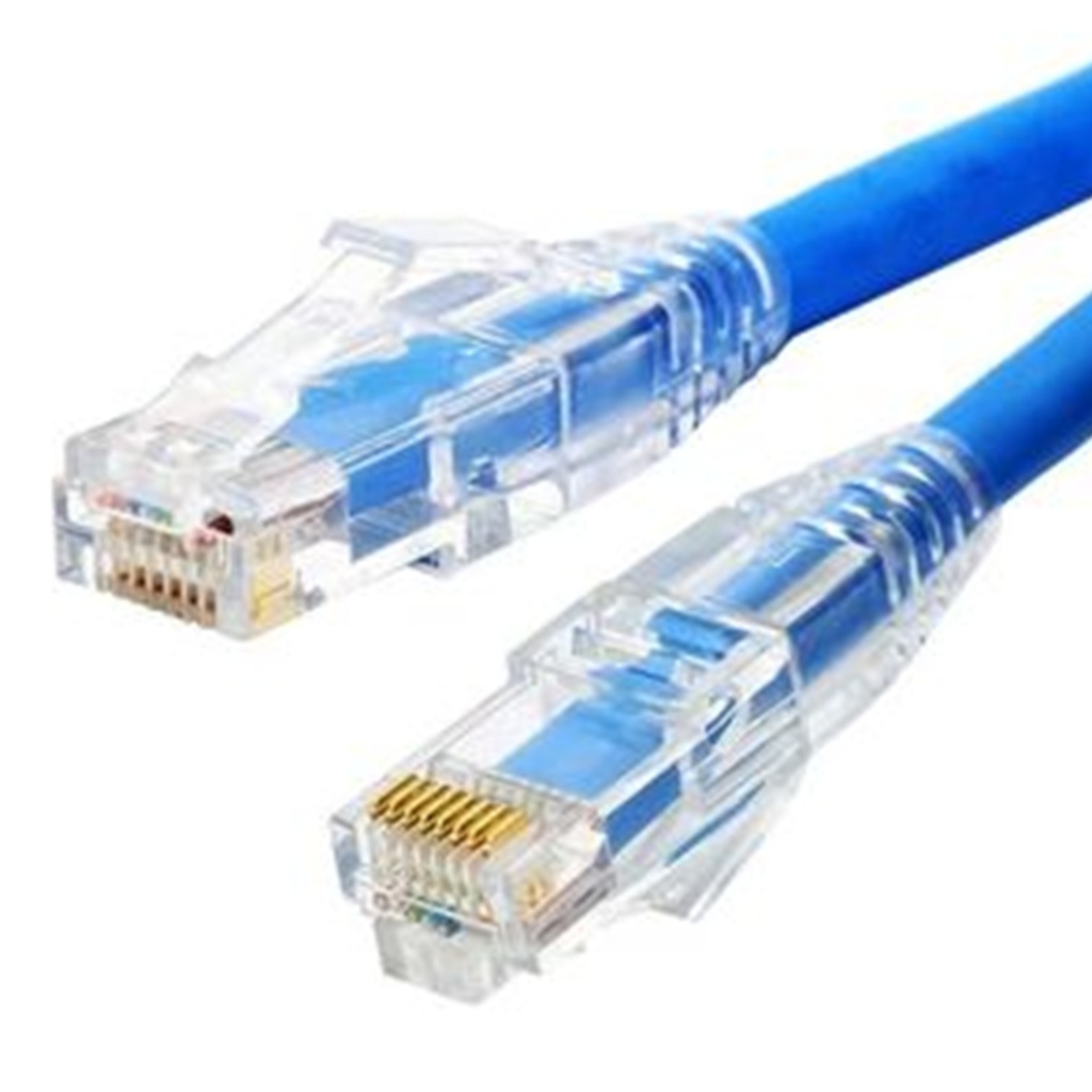 [MC6-02-06B] Siemon - Patch Cord RJ45 UTP CAT6 T568A/B Trenzado 26AWG Revestimiento CM/LS0H (Azul) [06M/2ft] [Unidad]